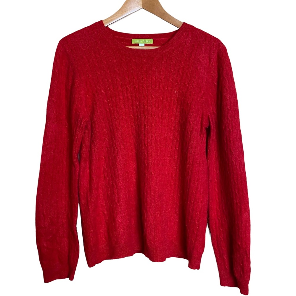 Sigrid Olsen cashmere pullover sweater
